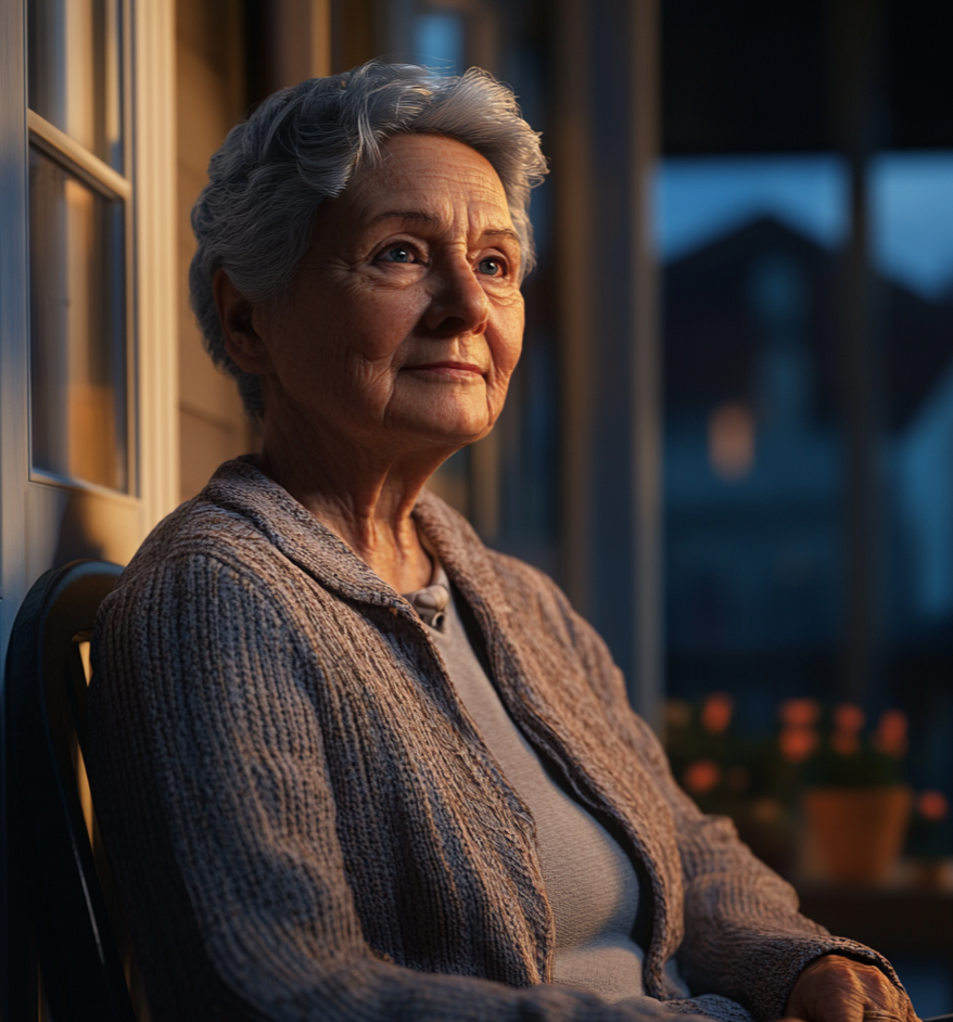 A woman sitting on a chair | Source: Midjourney