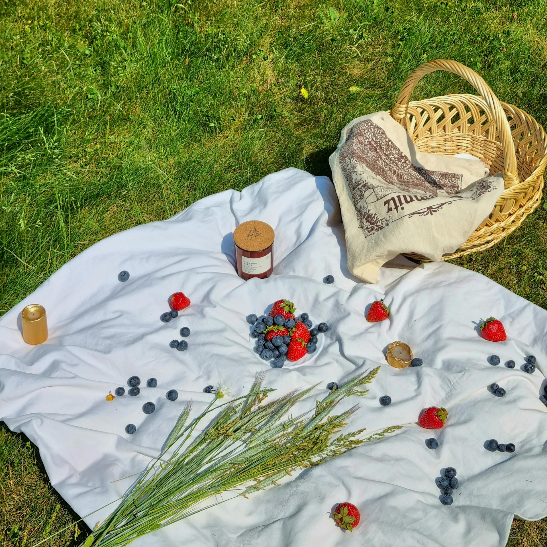 A picnic basket in a park | Source: Pexels