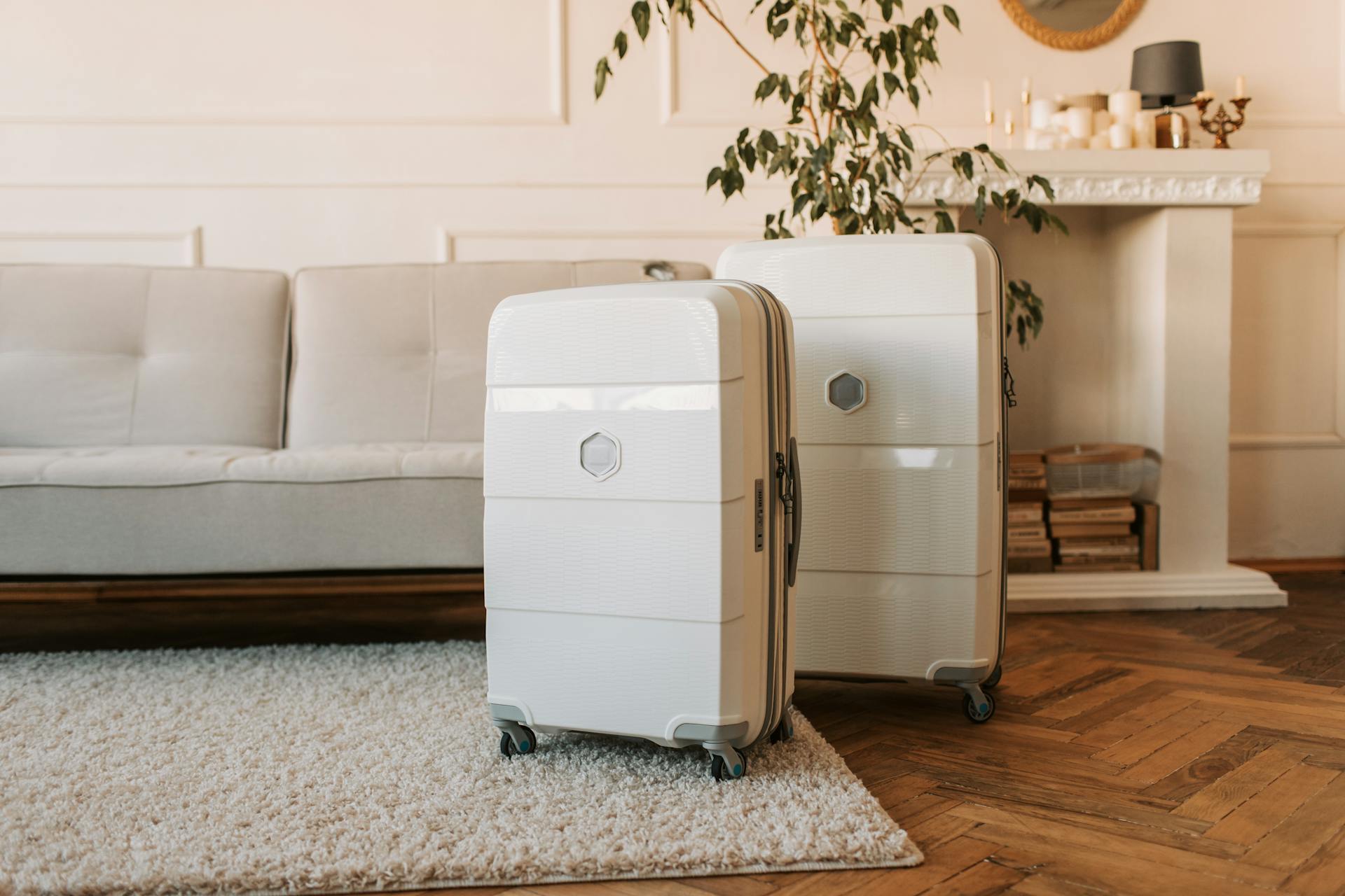 Suitcases in an entrance hall | Source: Pexels