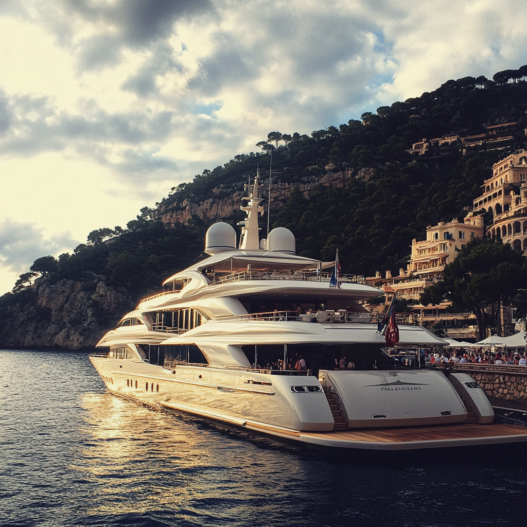 A luxury yacht | Source: Midjourney