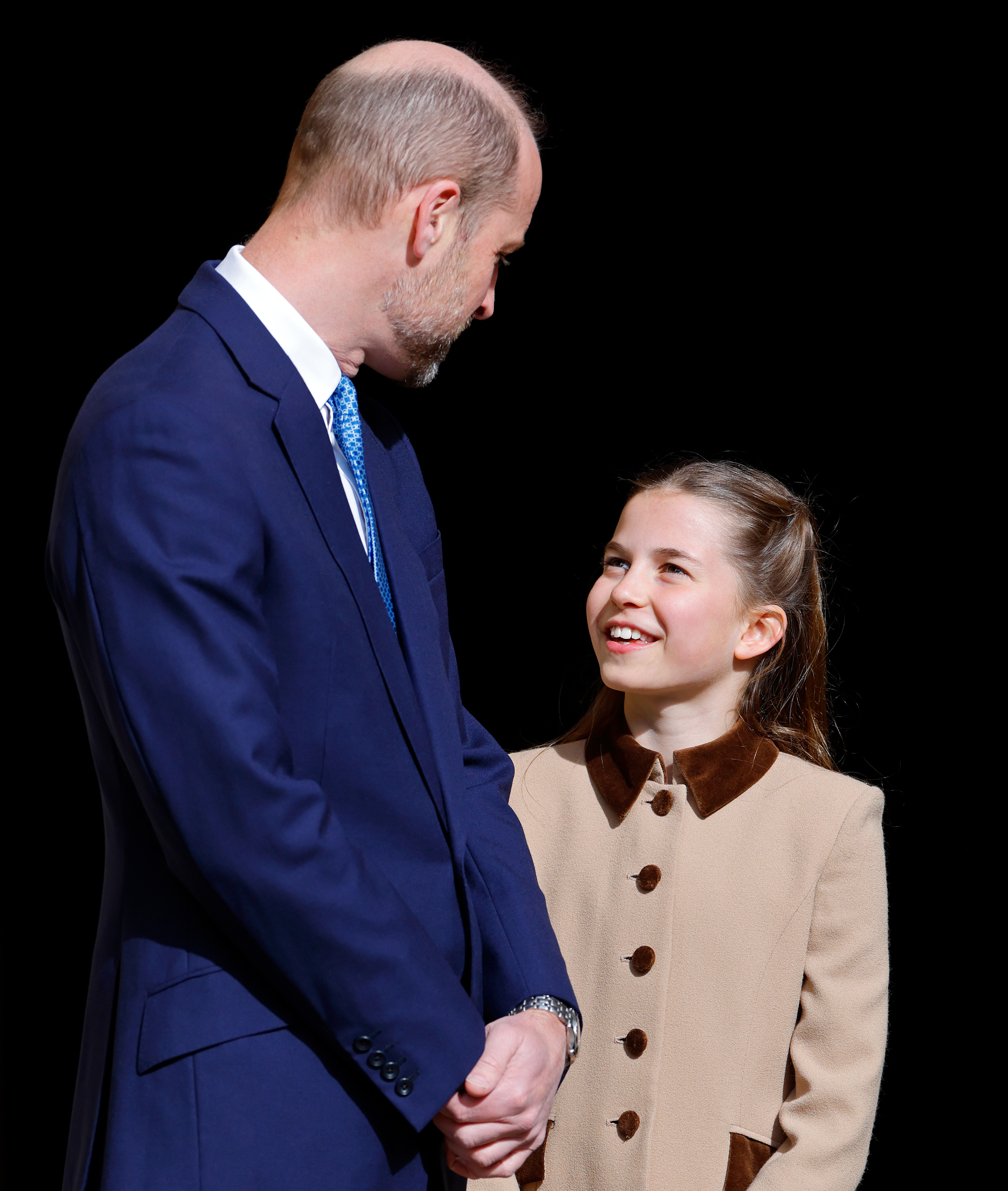 Prince William, Prince of Wales and Princess Charlotte of Wales attend the traditional Easter Sunday Mattins Service at St George's Chapel, Windsor Castle on April 5, 2026 in Windsor, England. | Source: Getty Images