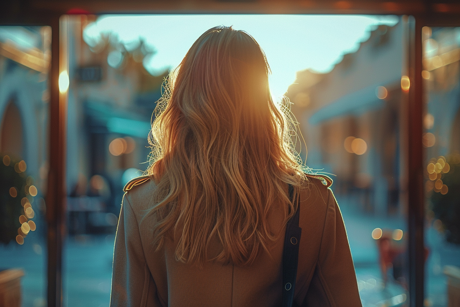 A woman looking out the window | Source: Midjourney