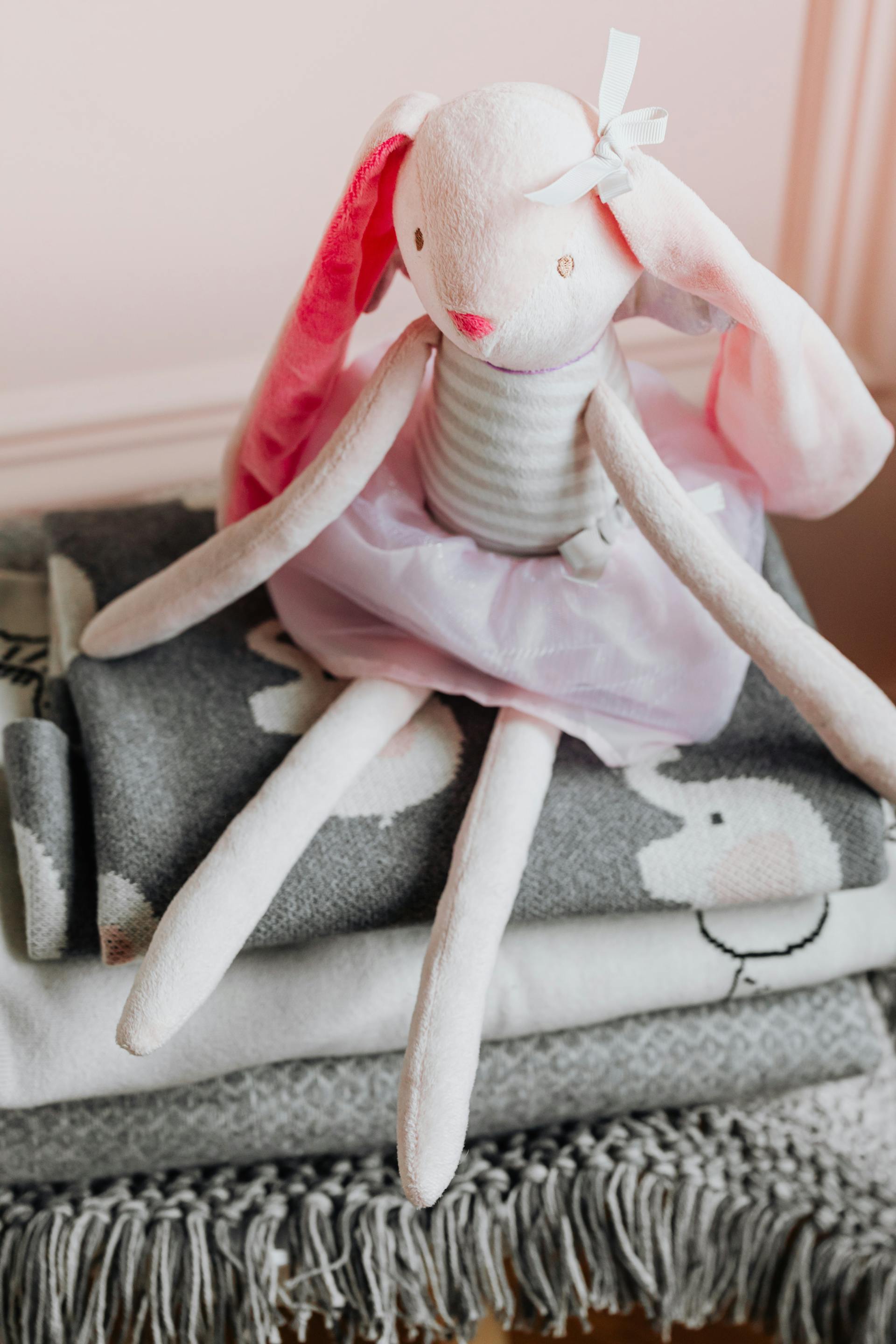 A toy bunny dressed in a skirt | Source: Pexels