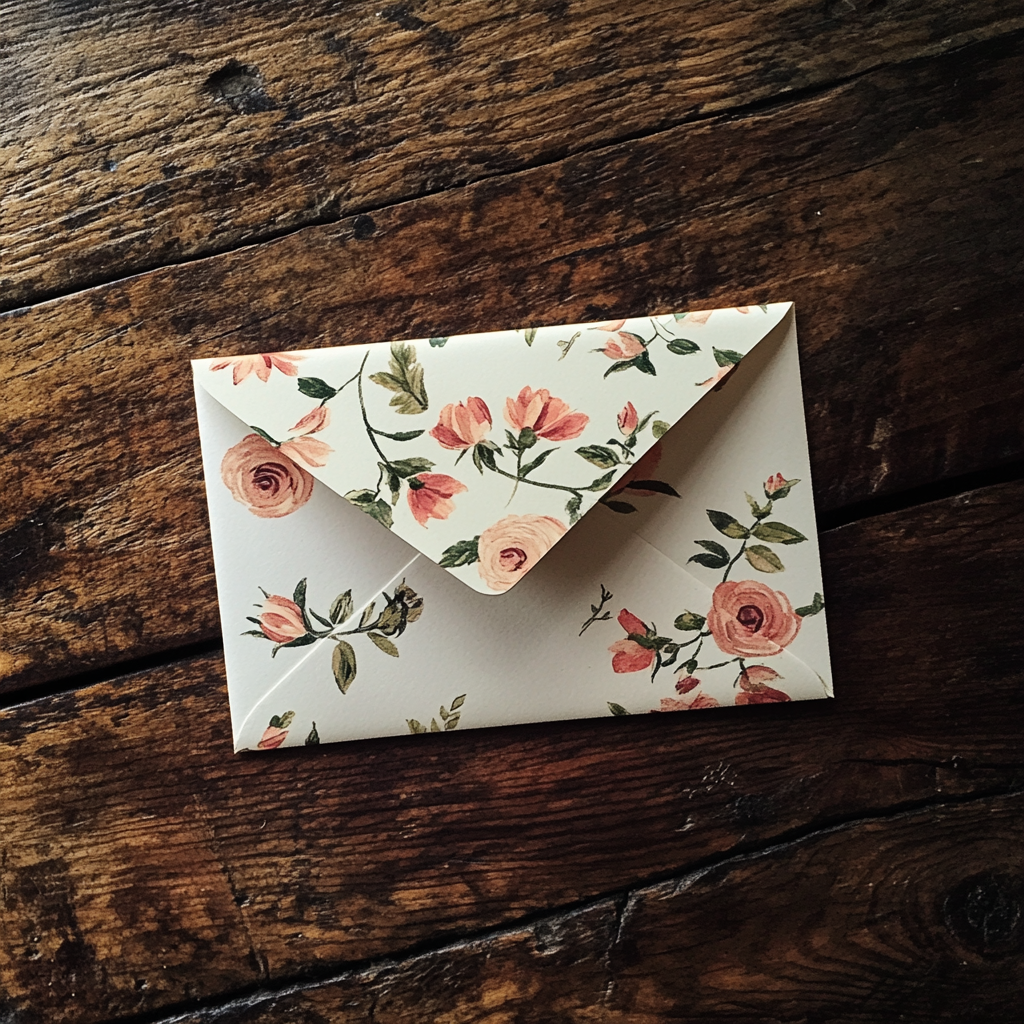 An envelope on a table | Source: Midjourney