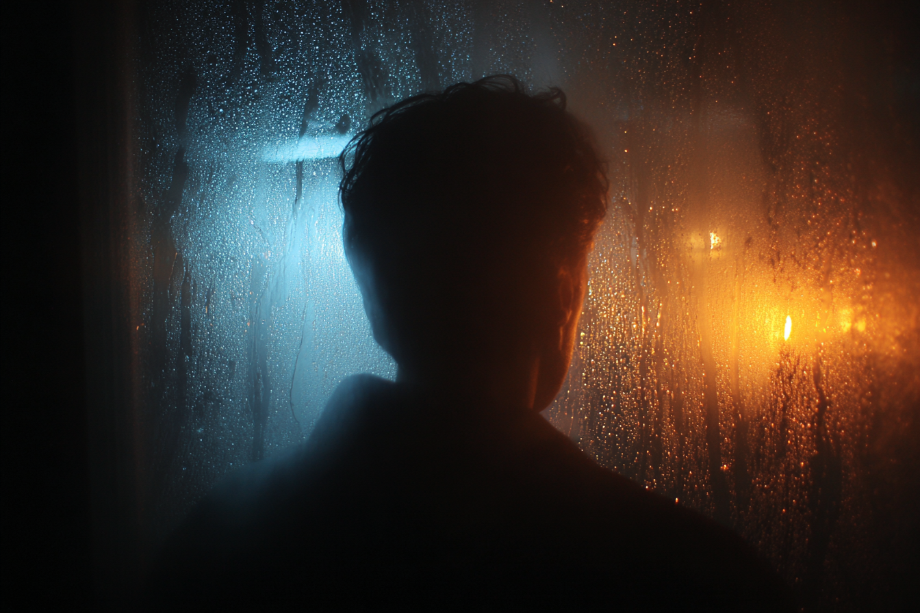 A back-view shot of a man | Source: Midjourney