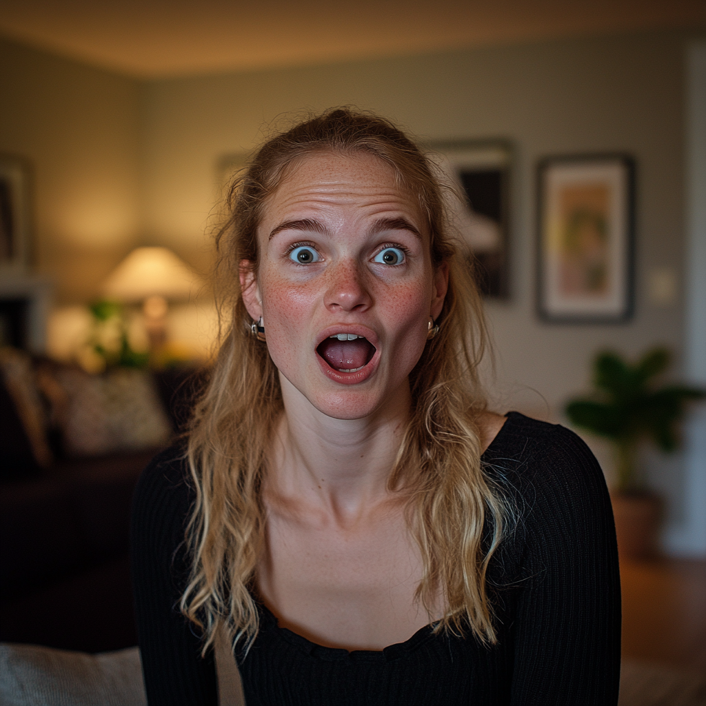 A surprised woman | Source: Midjourney