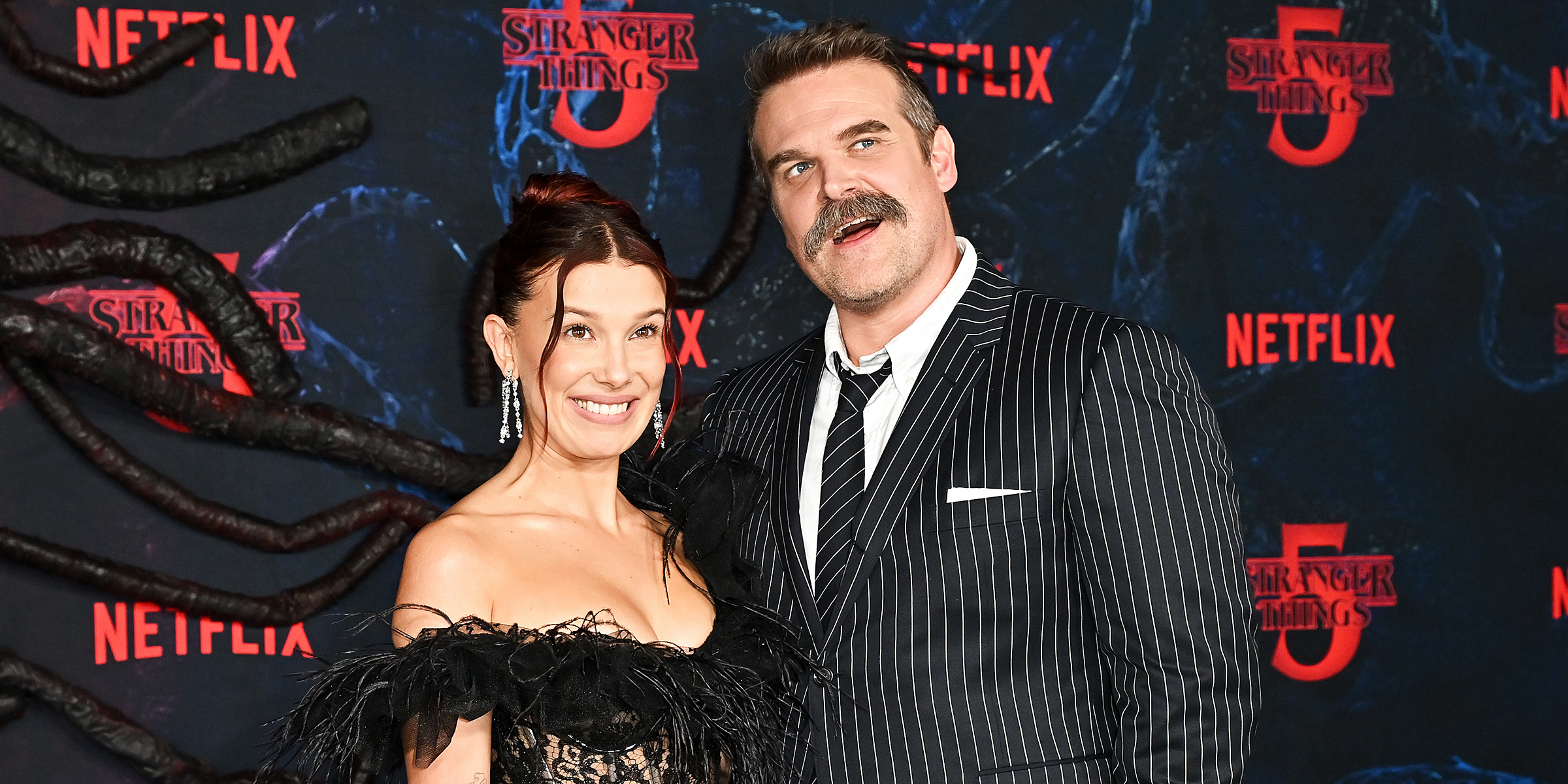David Harbour and Millie Bobby Brown | Source: Getty Images