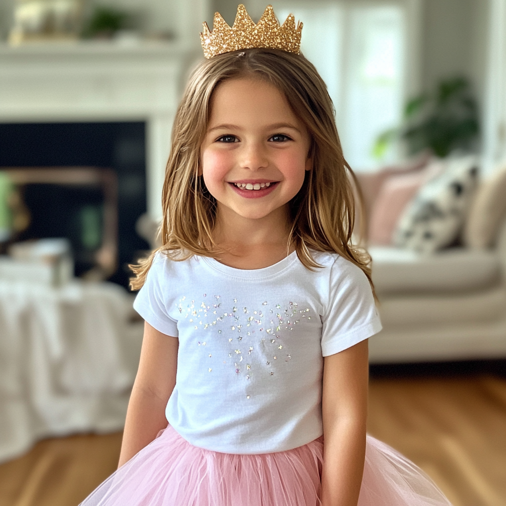 A smiling little girl | Source: Midjourney