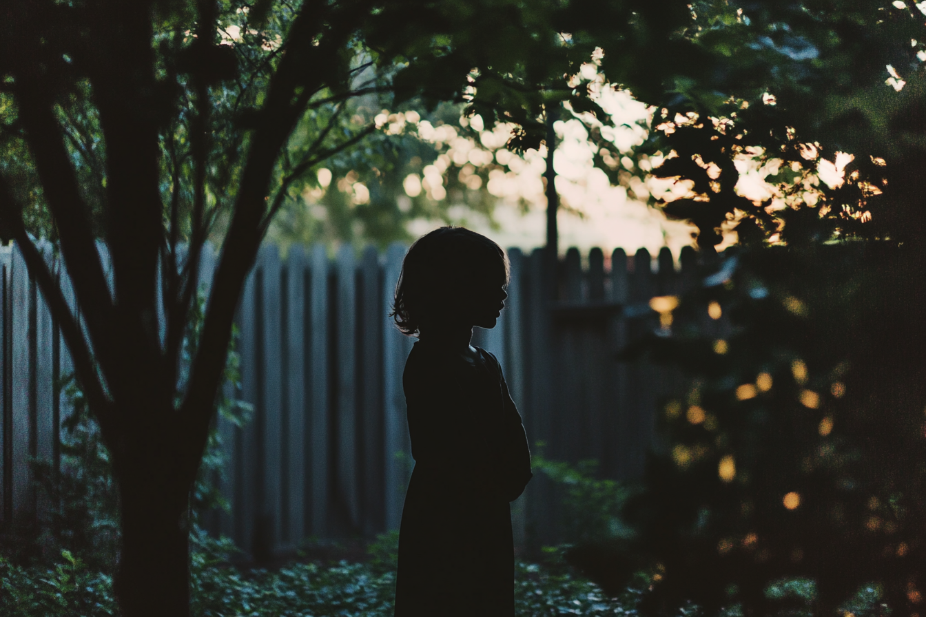 A silhouette of a girl | Source: Midjourney