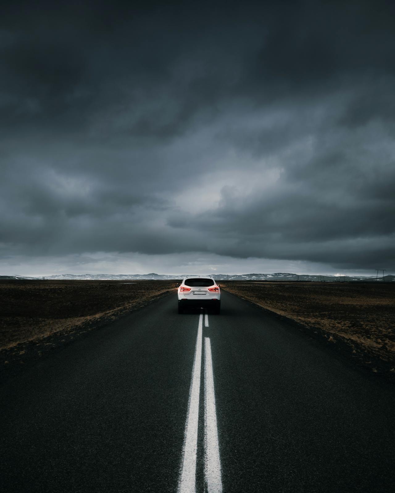A white car on the road | Source: Pexels