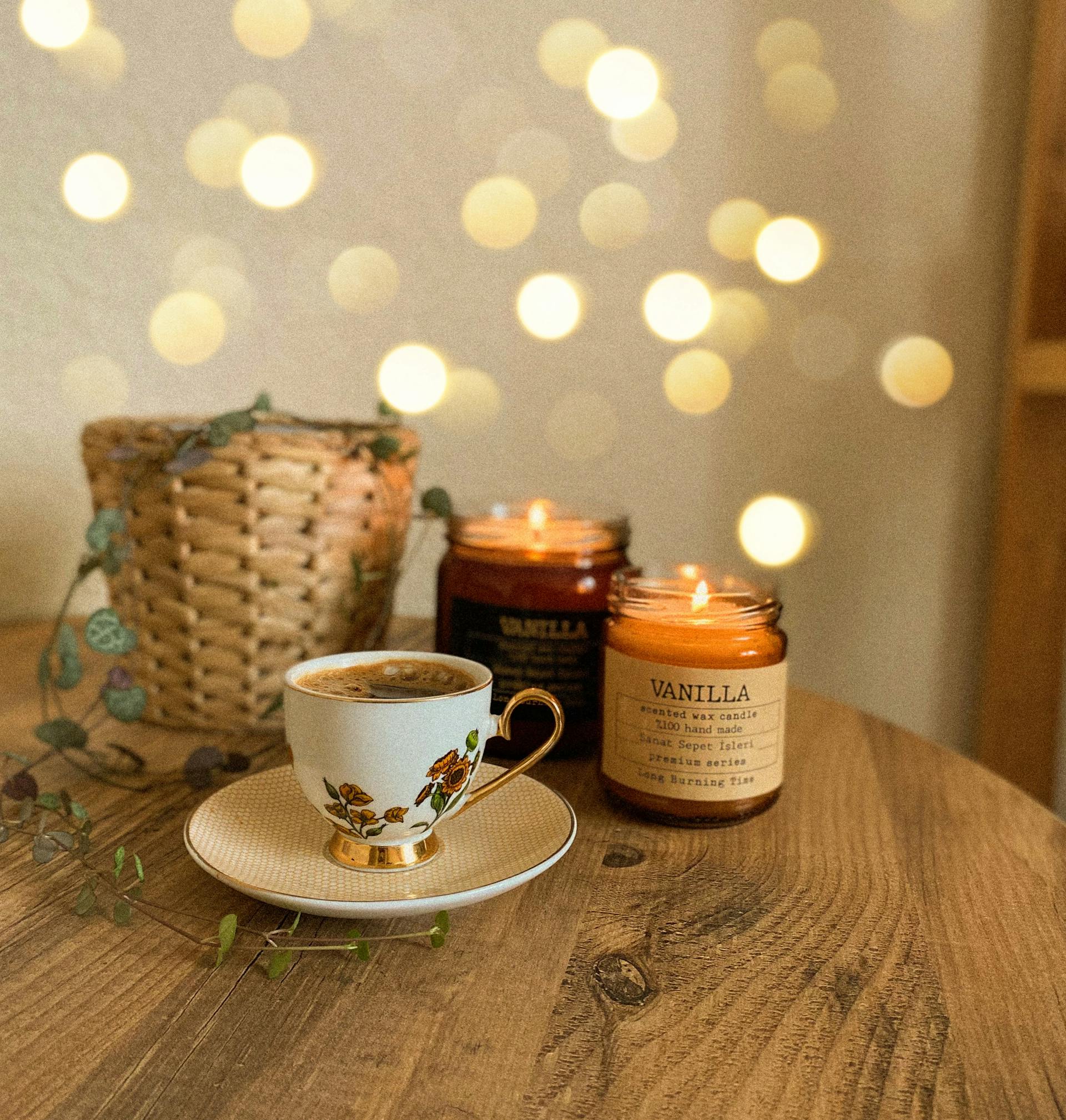 Scented candles on a table | Source: Pexels