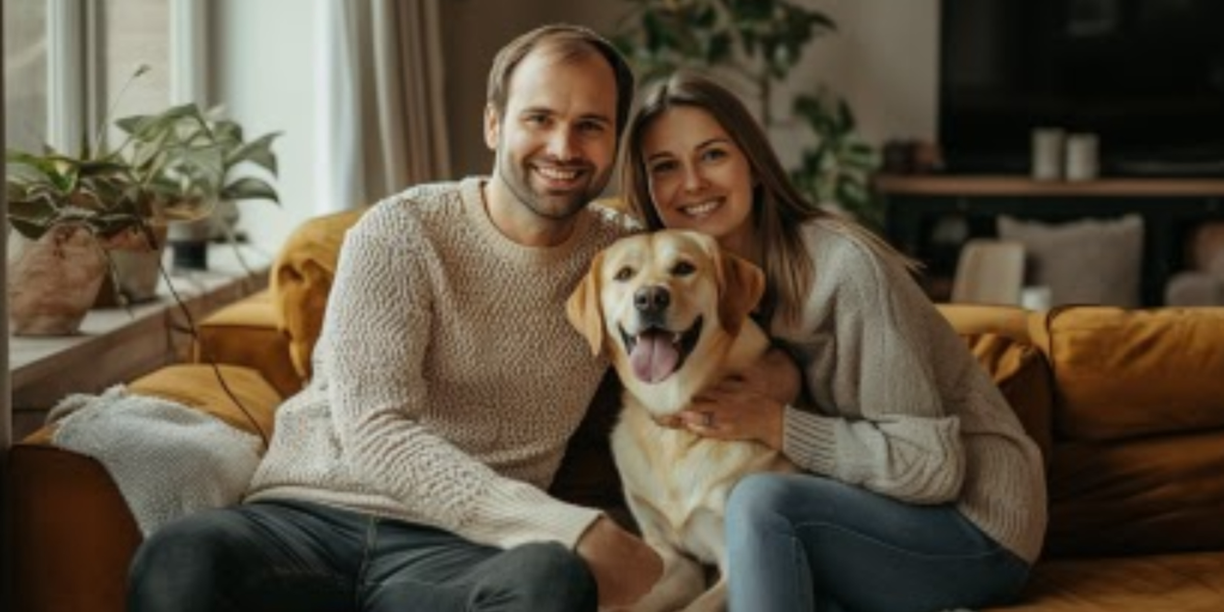 A happy family with a dog | Source: Amomama