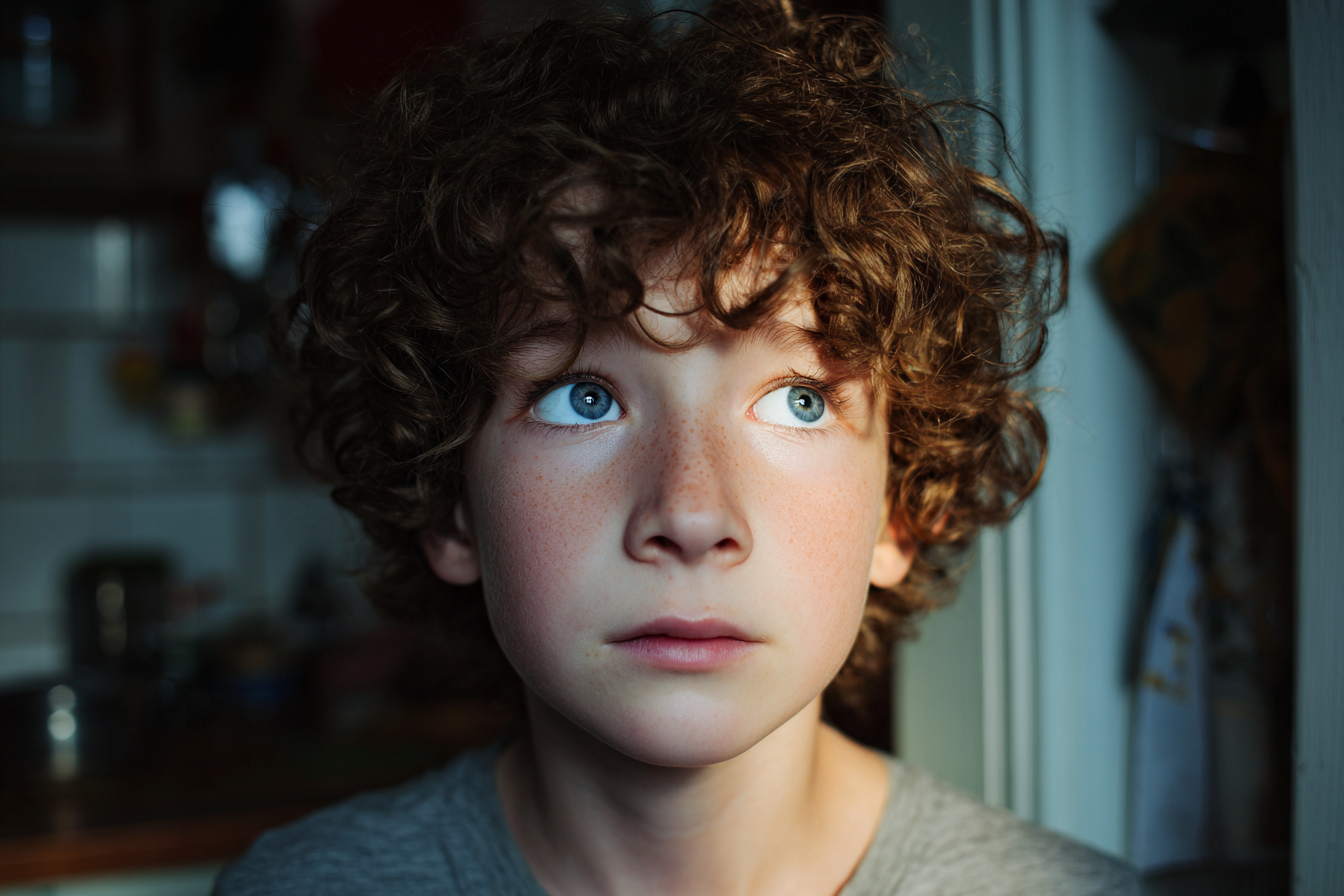 A boy with sad eyes | Source: Midjourney