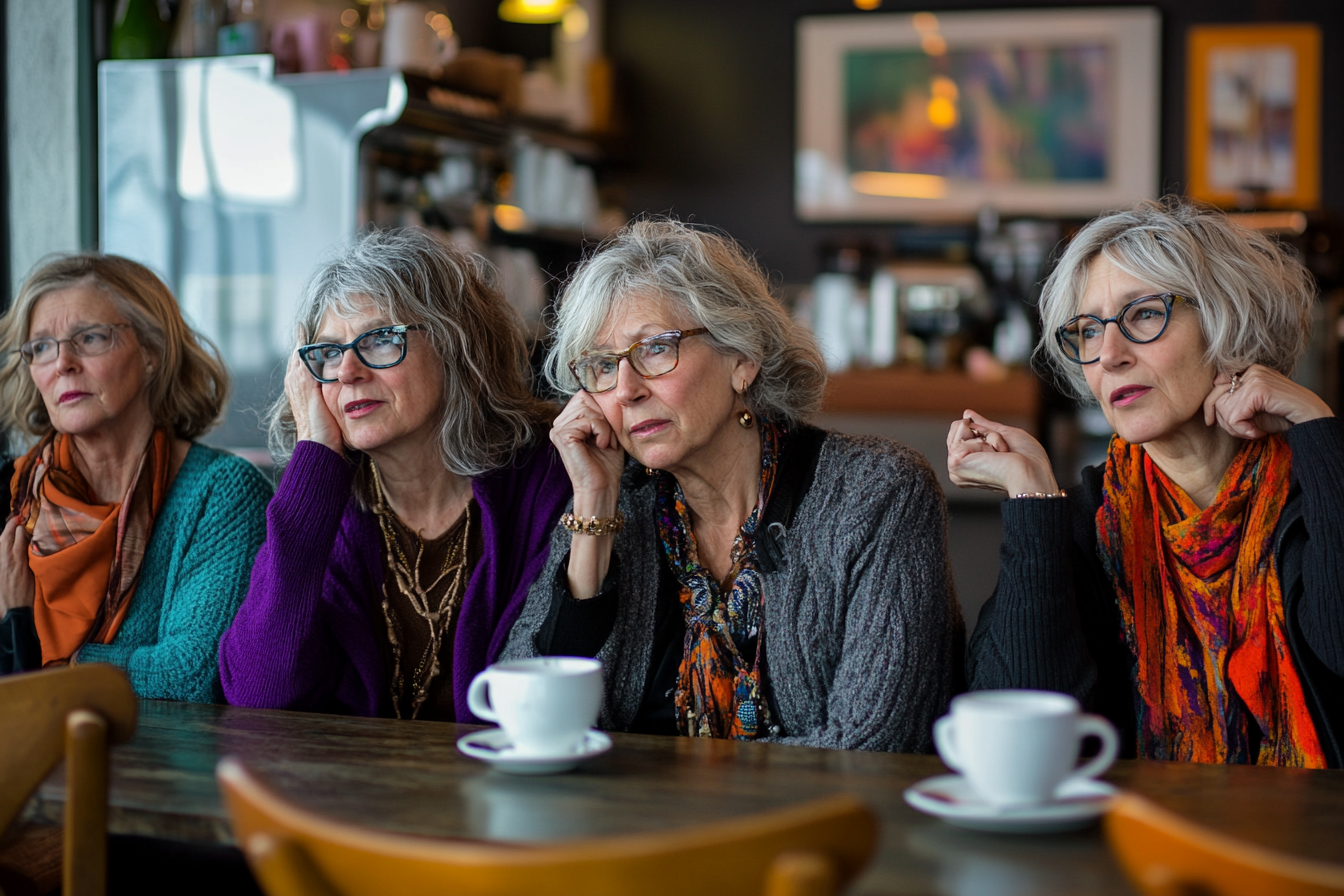 Women in a coffeeshop | Source: Midjourney