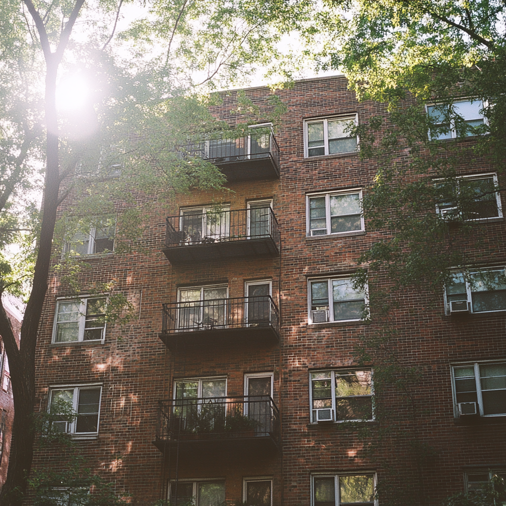 A nice apartment building | Source: Midjourney