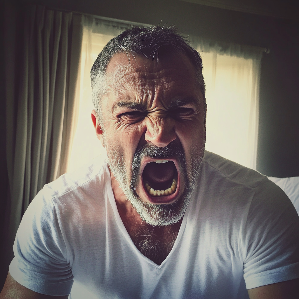 A shouting man | Source: Midjourney