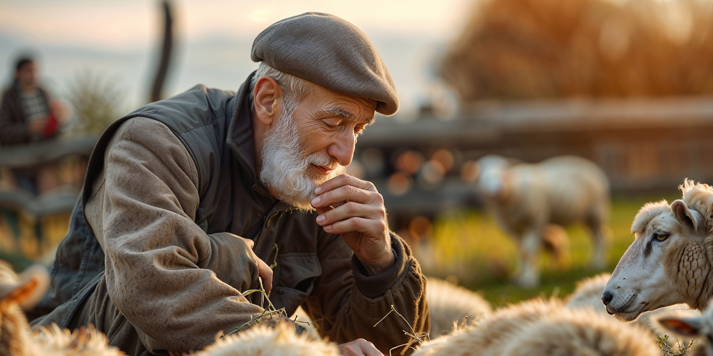 A farmer with his livestock | Source: Freepik