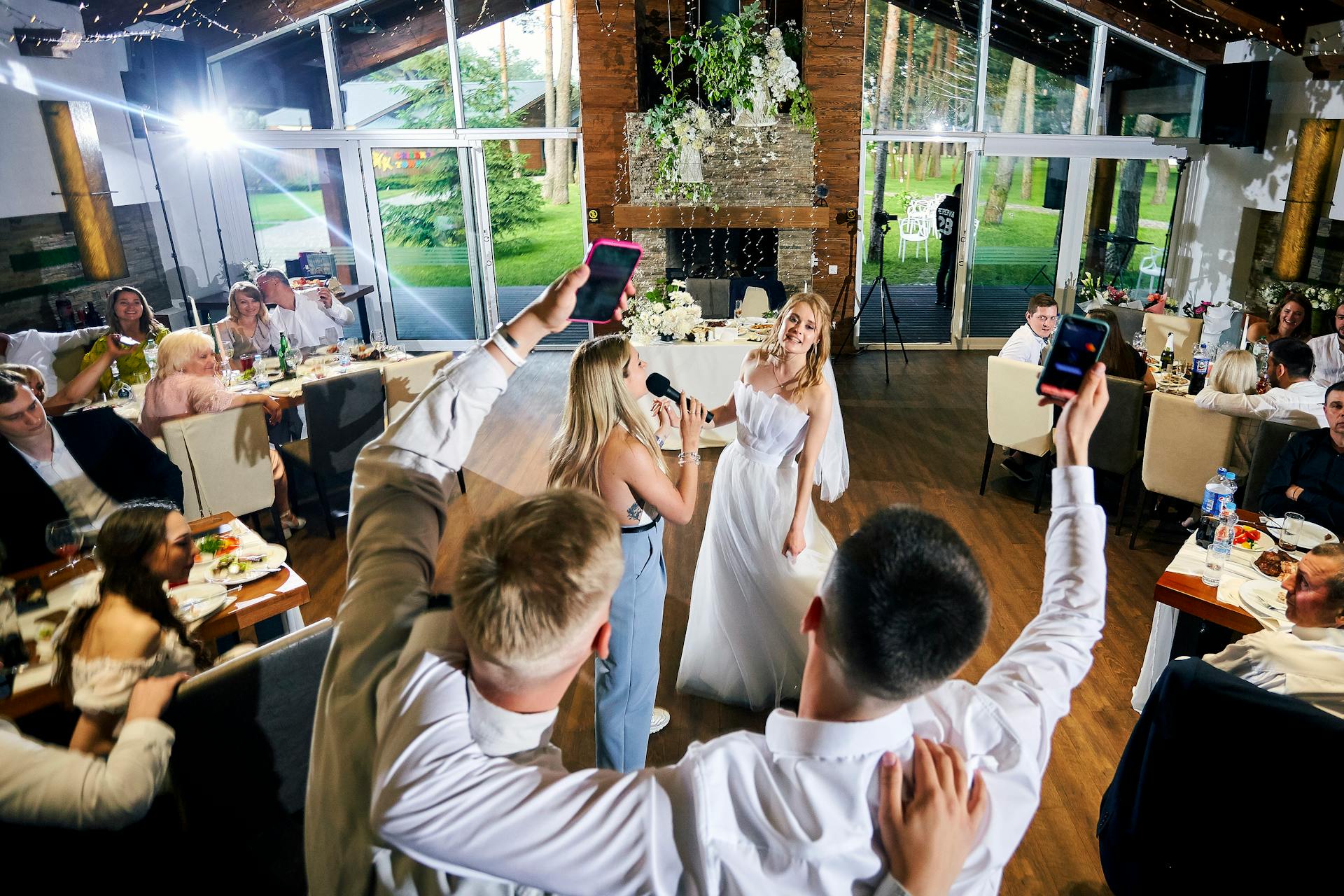Guests celebrating at a wedding reception | Source: Pexels