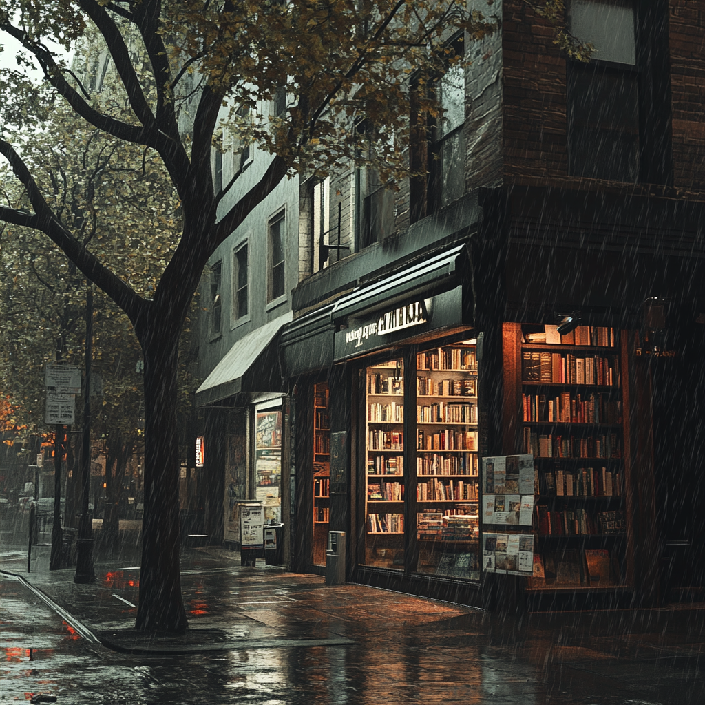 A bookstore | Source: Midjourney