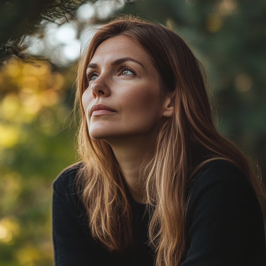 A woman in deep thought | Source: Midjourney