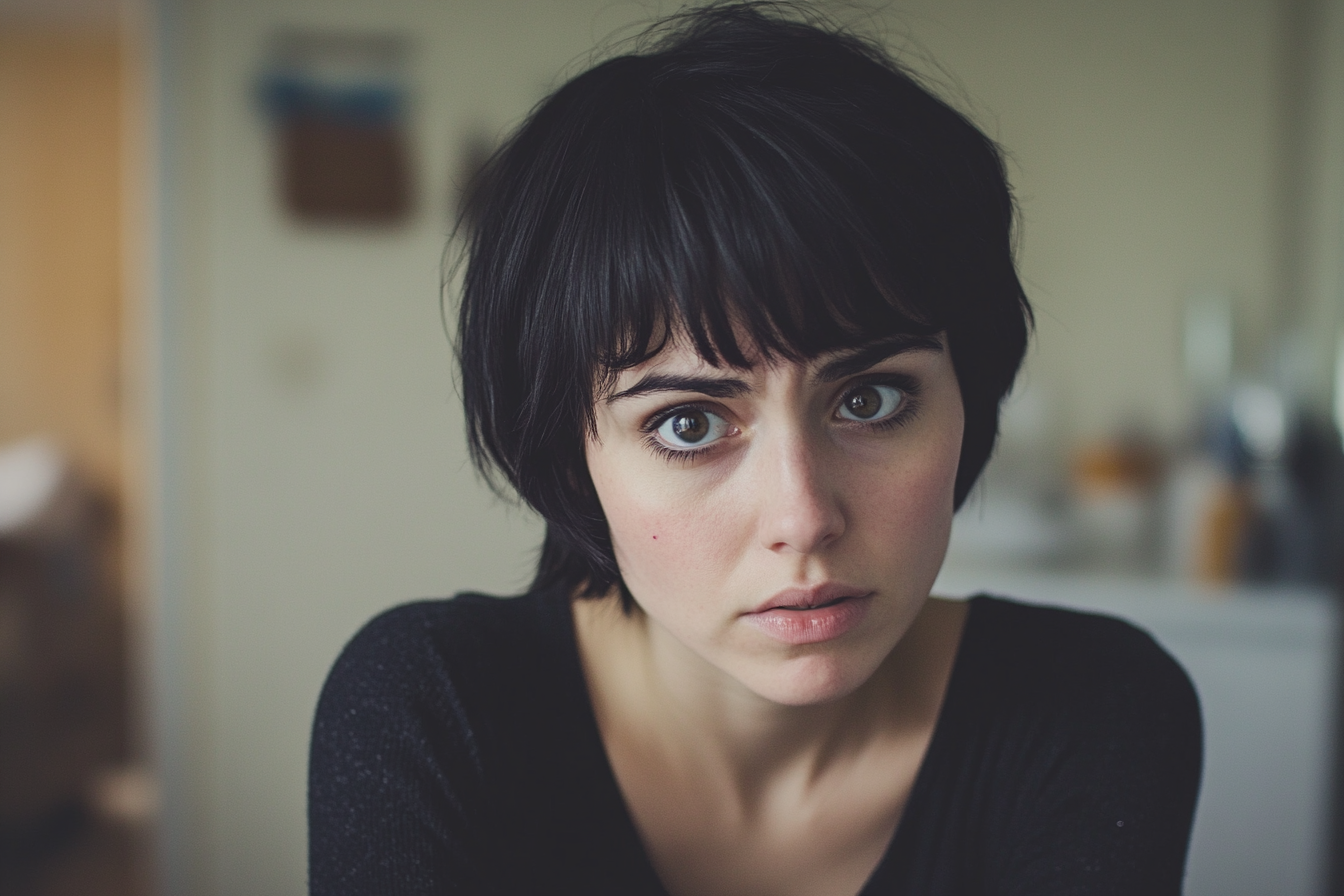 A stern-looking woman | Source: Midjourney