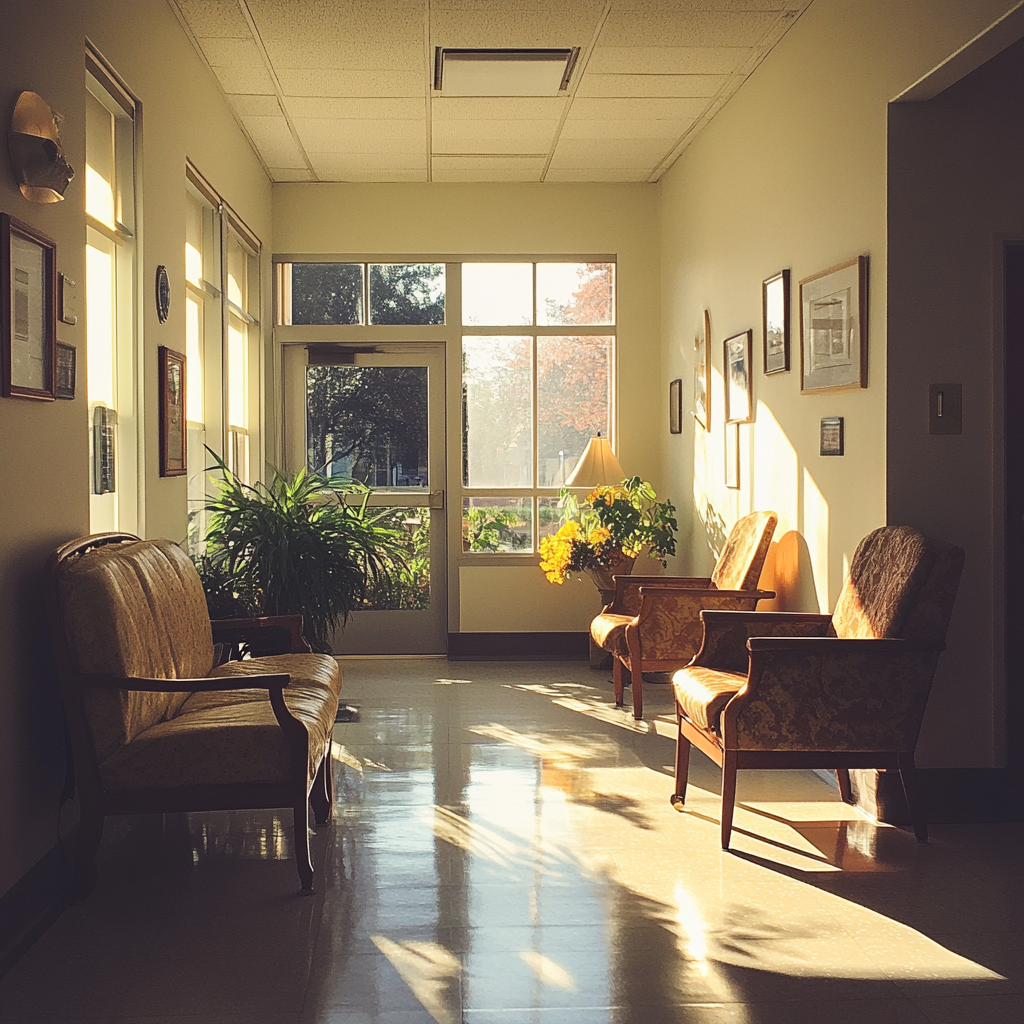 The interior of a nursing home | Source: Midjourney