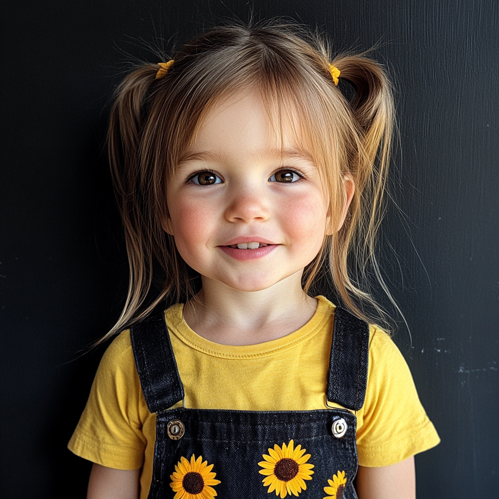 A smiling little girl | Source: Midjourney