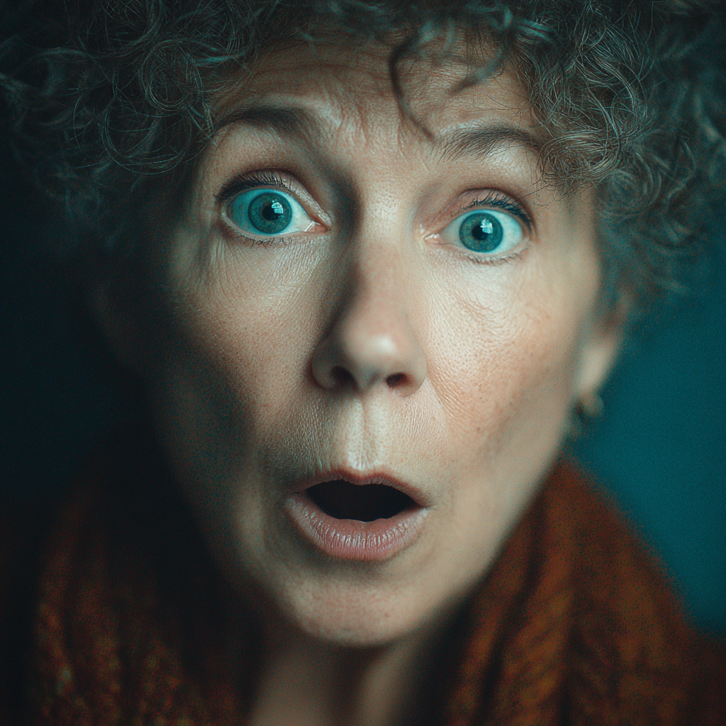 A shocked woman | Source: Midjourney