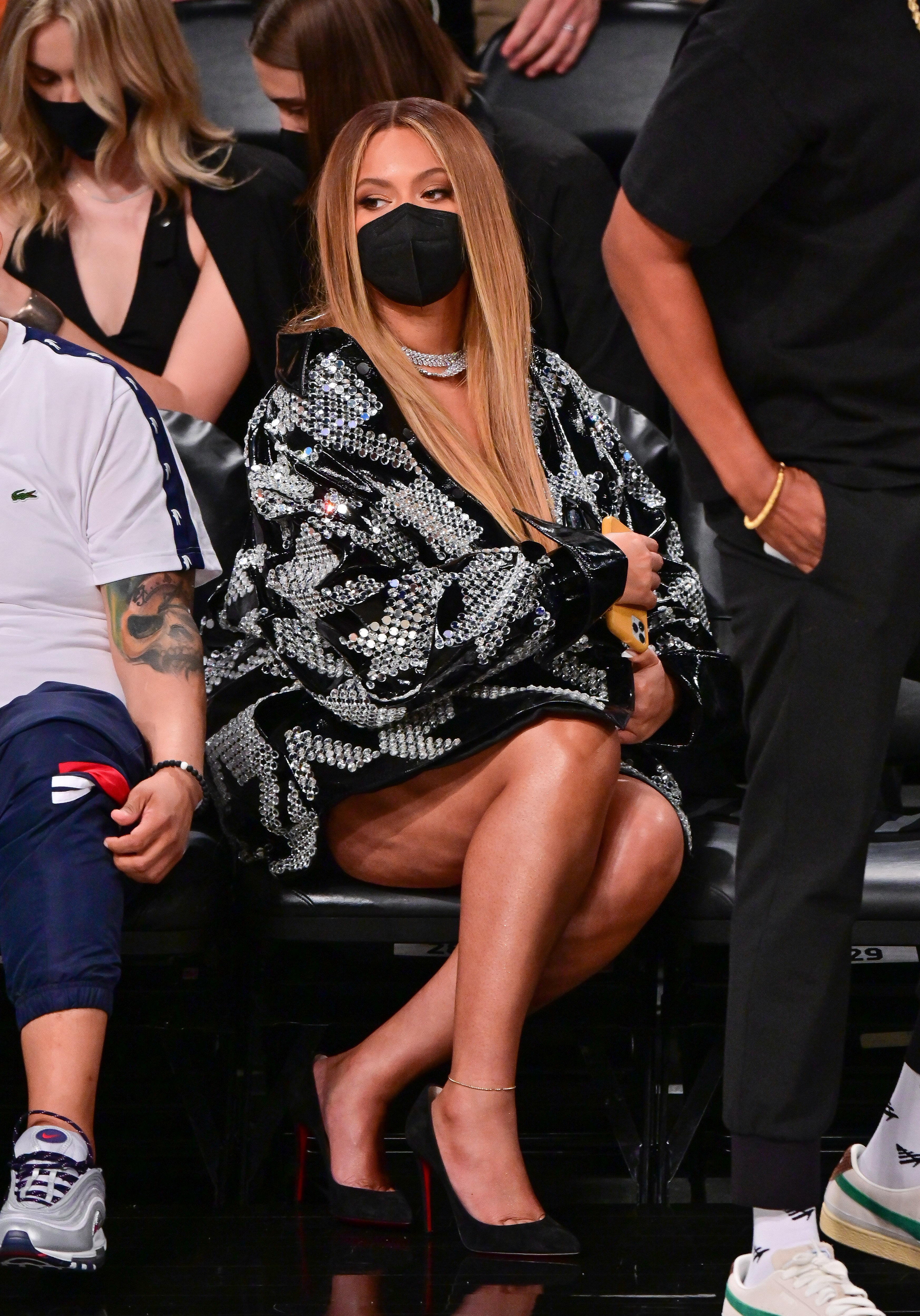 Beyoncé attends the Brooklyn Nets vs Milwaukee Bucks game at Barclays Center of Brooklyn on June 5, 2021, in New York City | Source: Getty Images