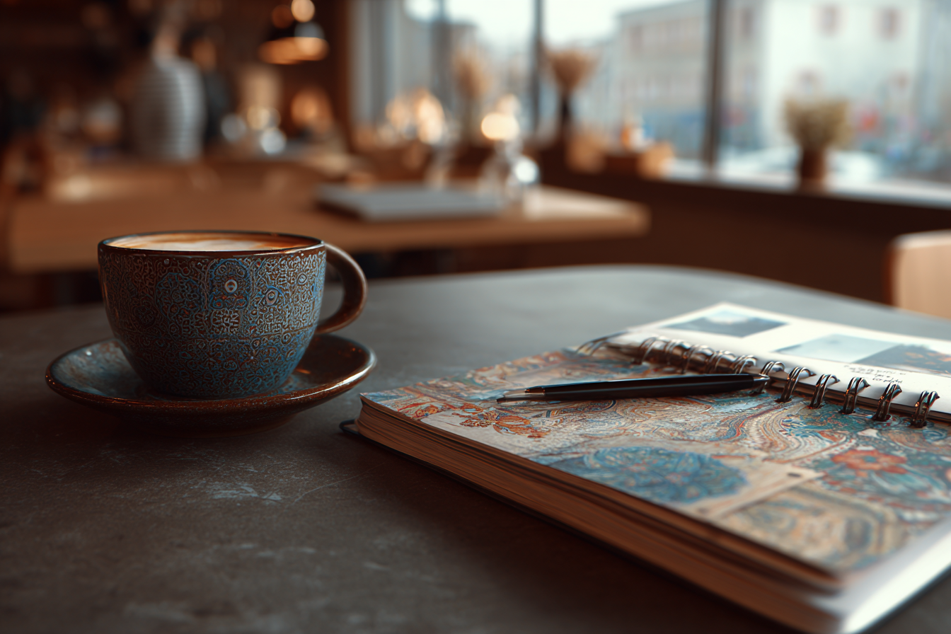 A scrapbook on a table | Source: Midjourney