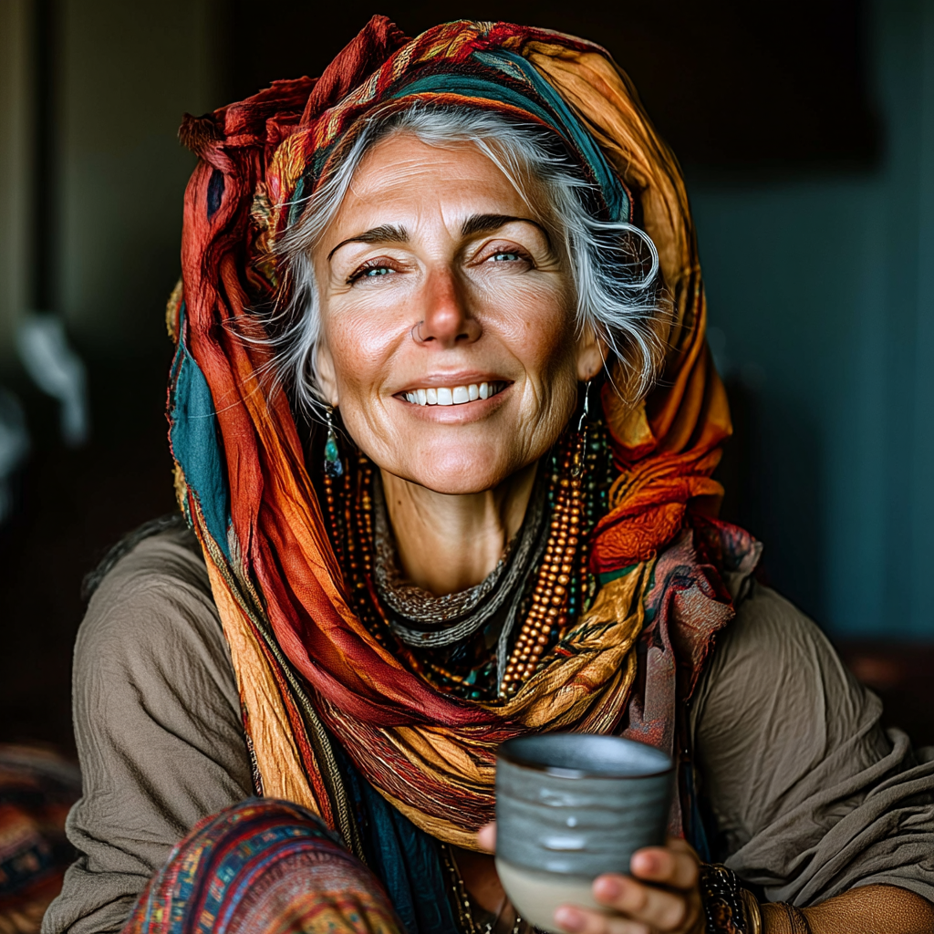 A happy woman | Source: Midjourney