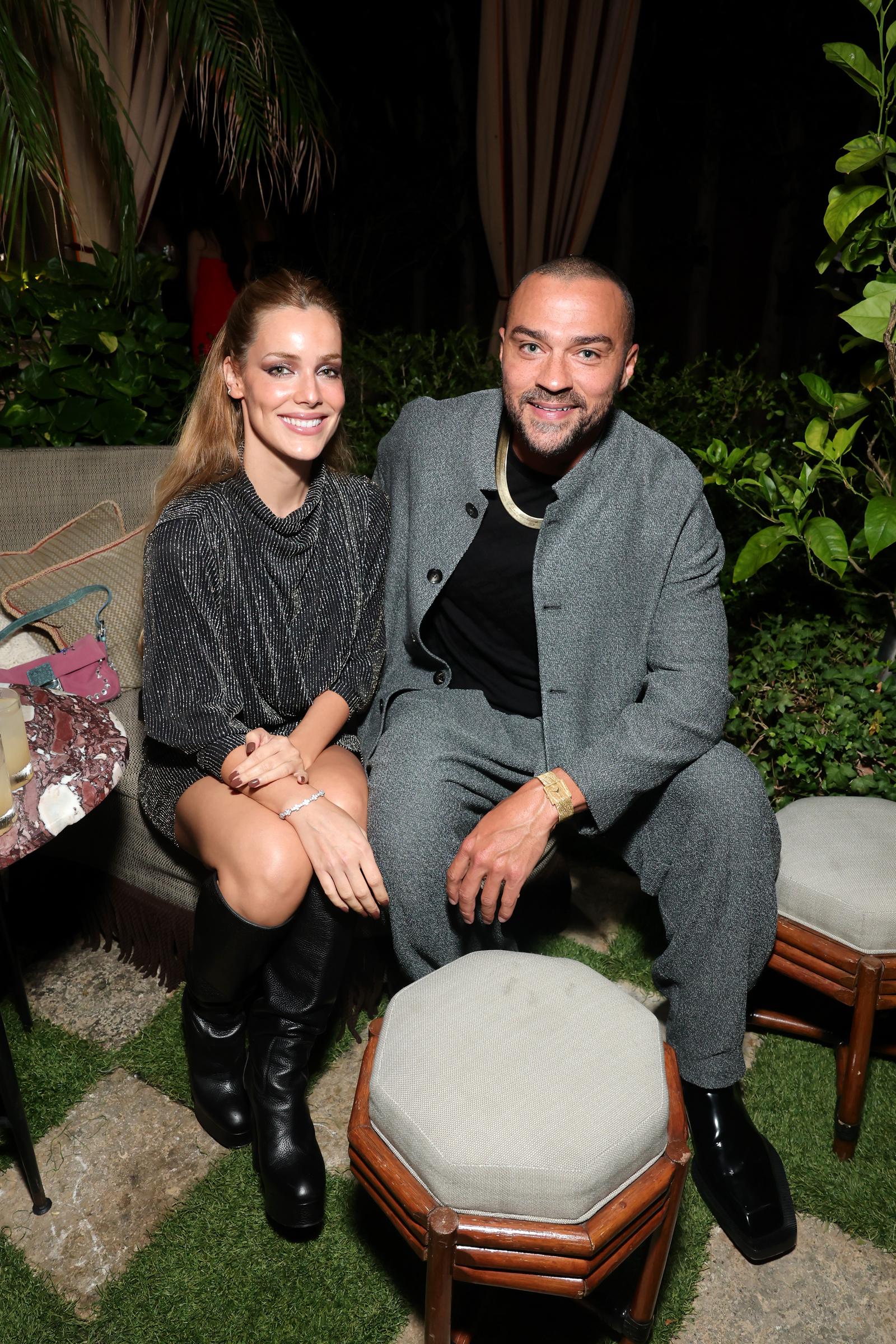 Alejandra Onieva and Jesse Williams at the 2025 GQ Men of the Year event at Chateau Marmont on November 13 in Los Angeles, California. | Source: Getty Images