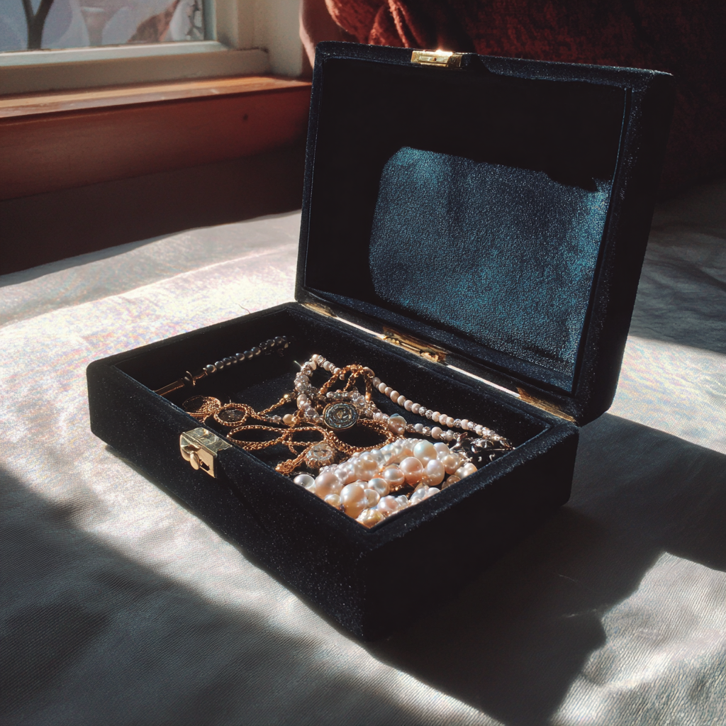 A box of jewellery | Source: Midjourney