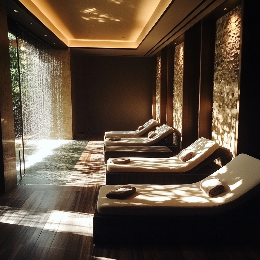 The interior of a spa | Source: Midjourney