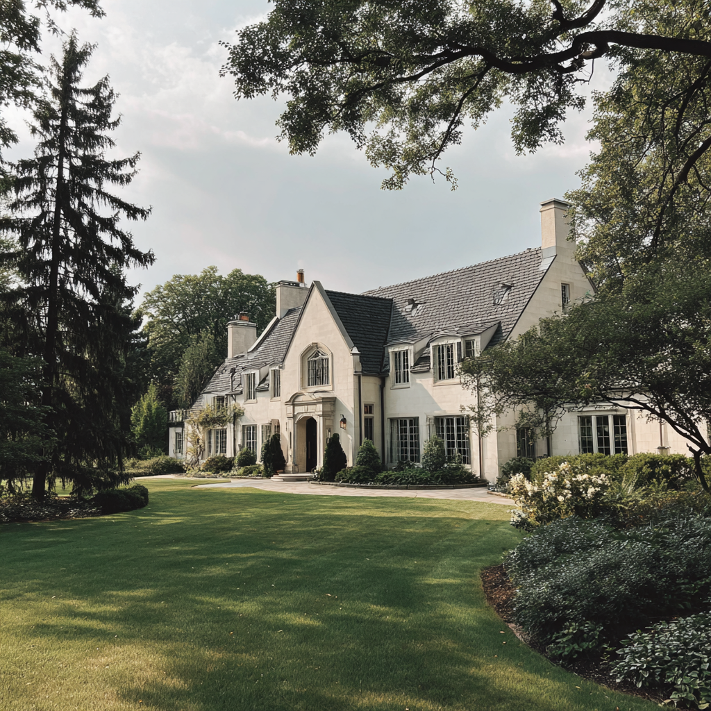 The exterior of a house | Source: Midjourney