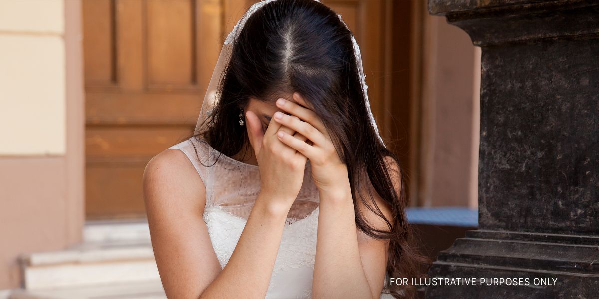 A crying bride | Source: Shutterstock