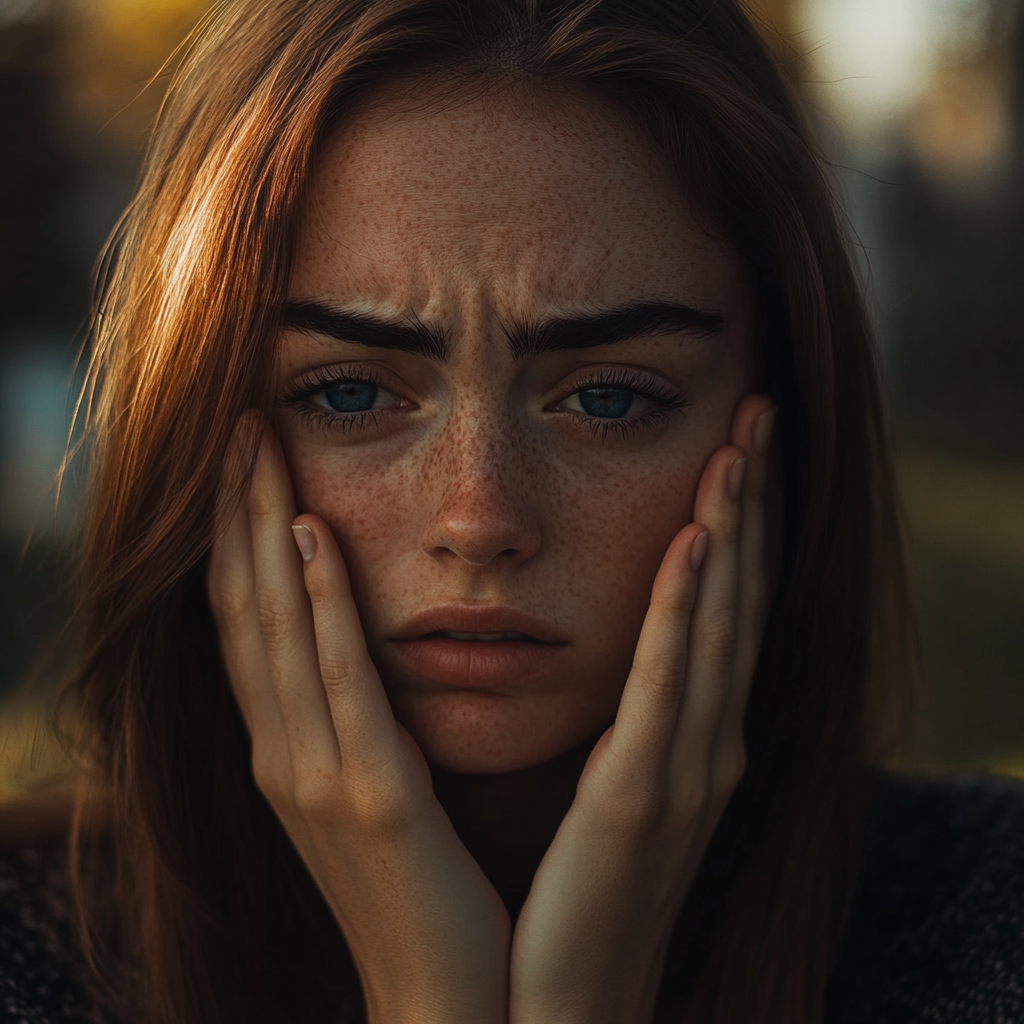 Une femme au cœur brisé | Source : Midjourney