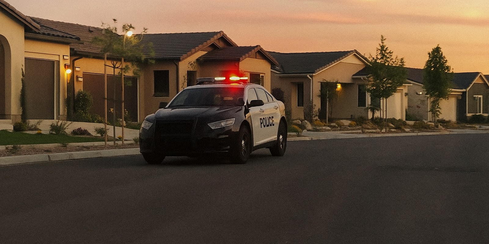 A police car. | Source: Sora