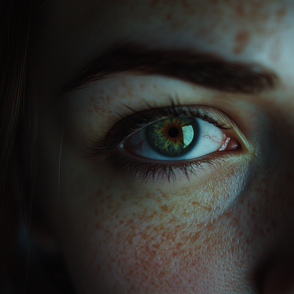 A close-up shot of a woman's eye | Source: Midjourney