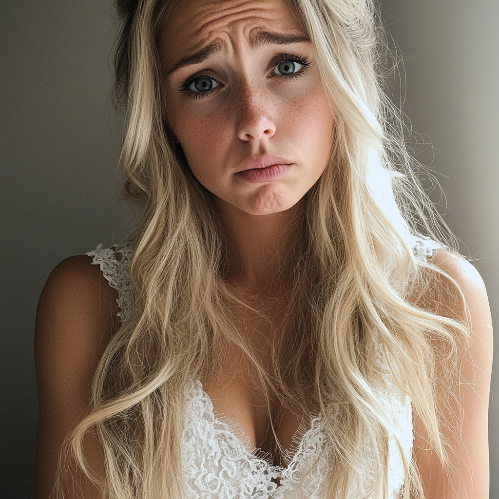 An upset bride | Source: Midjourney