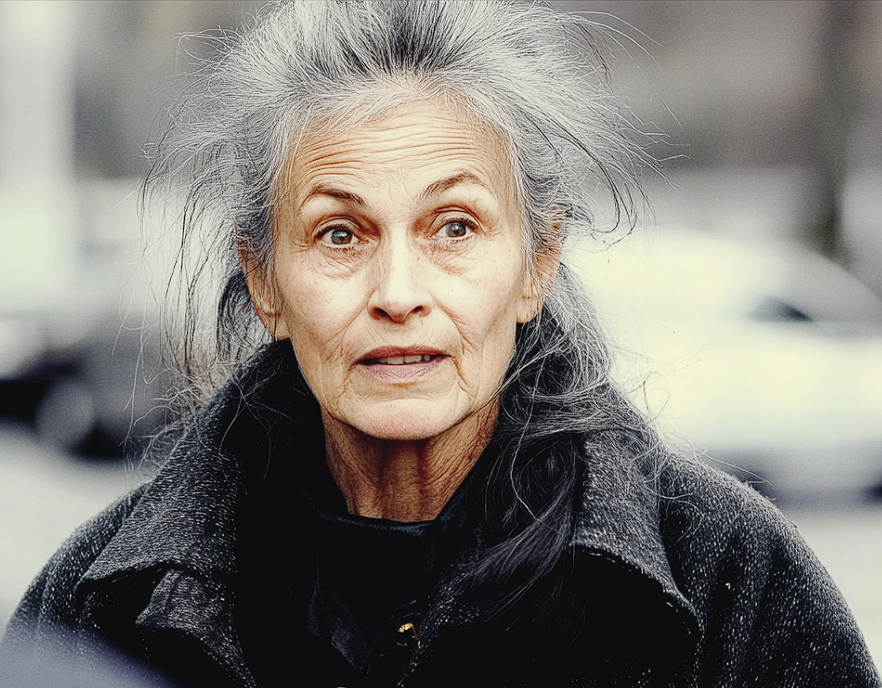 A homeless woman with kind eyes | Source: Midjourney