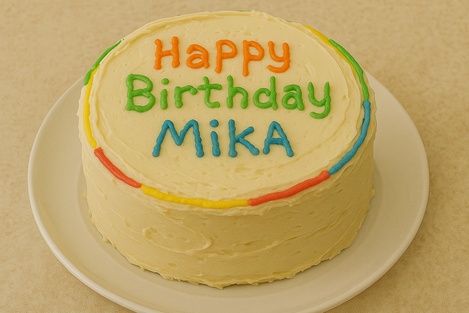 A birthday cake | Source: DALL-E