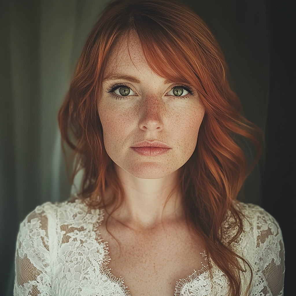 A close up of a bride | Source: Midjourney