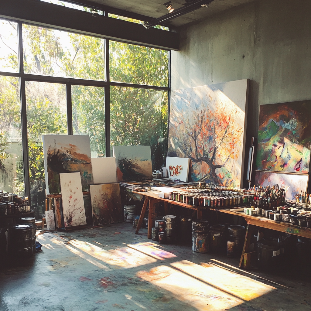 An art studio | Source: Midjourney