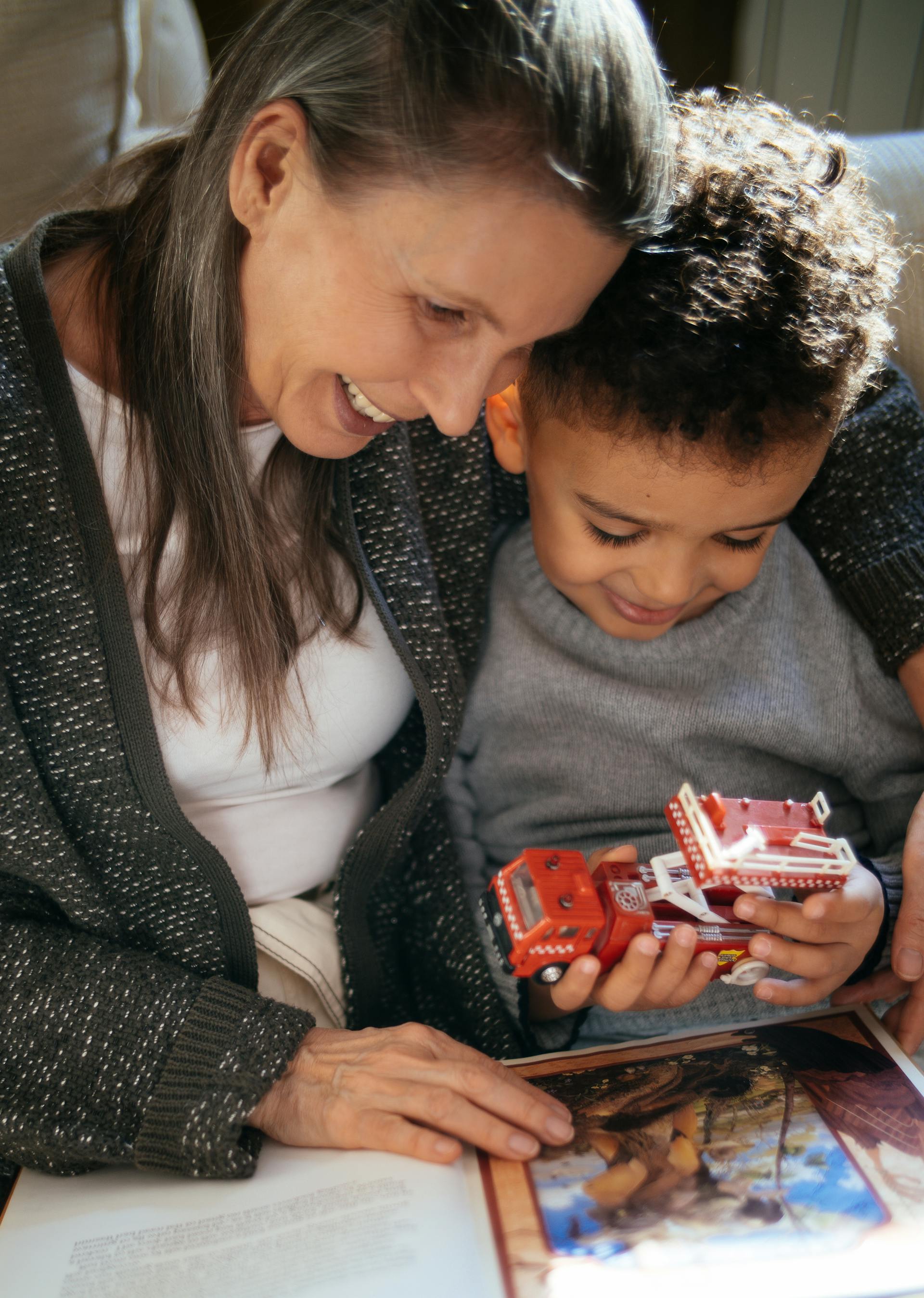 A happy grandmother and her grandson | Source: Pexels