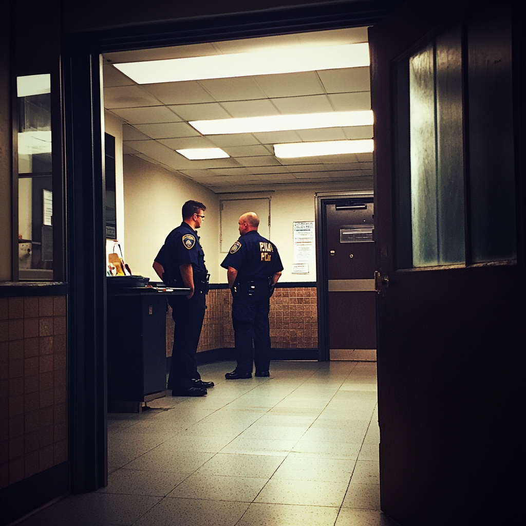 The interior of a police station | Source: Midjourney