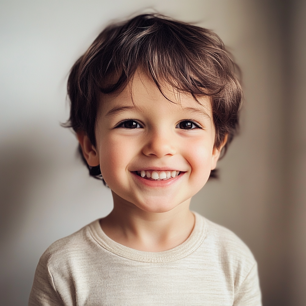 A smiling little boy | Source: Midjourney