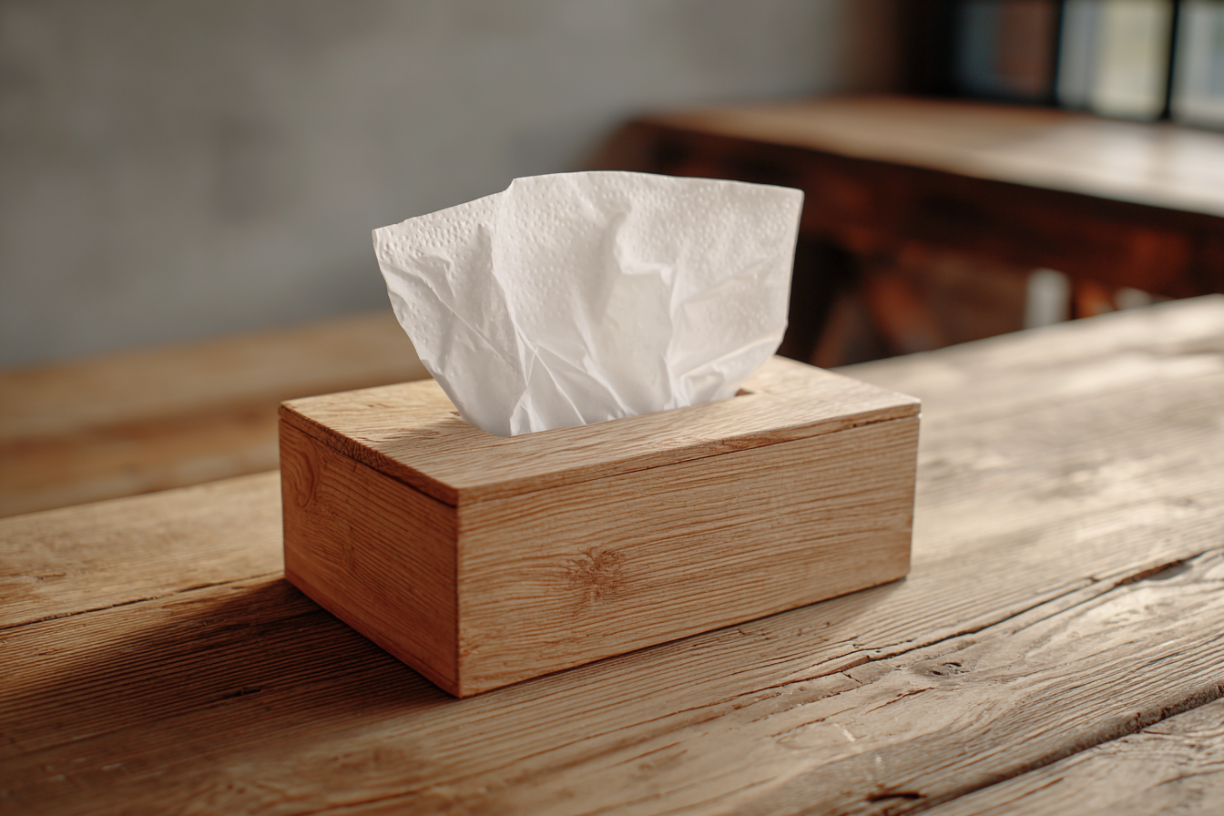 A box of tissues | Source: Midjourney
