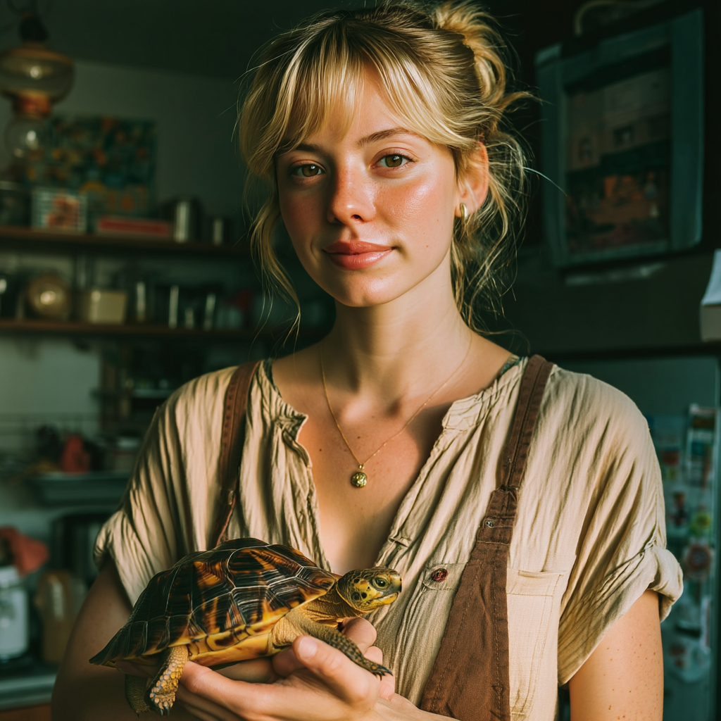 A woman holding her pet | Source: Amomama