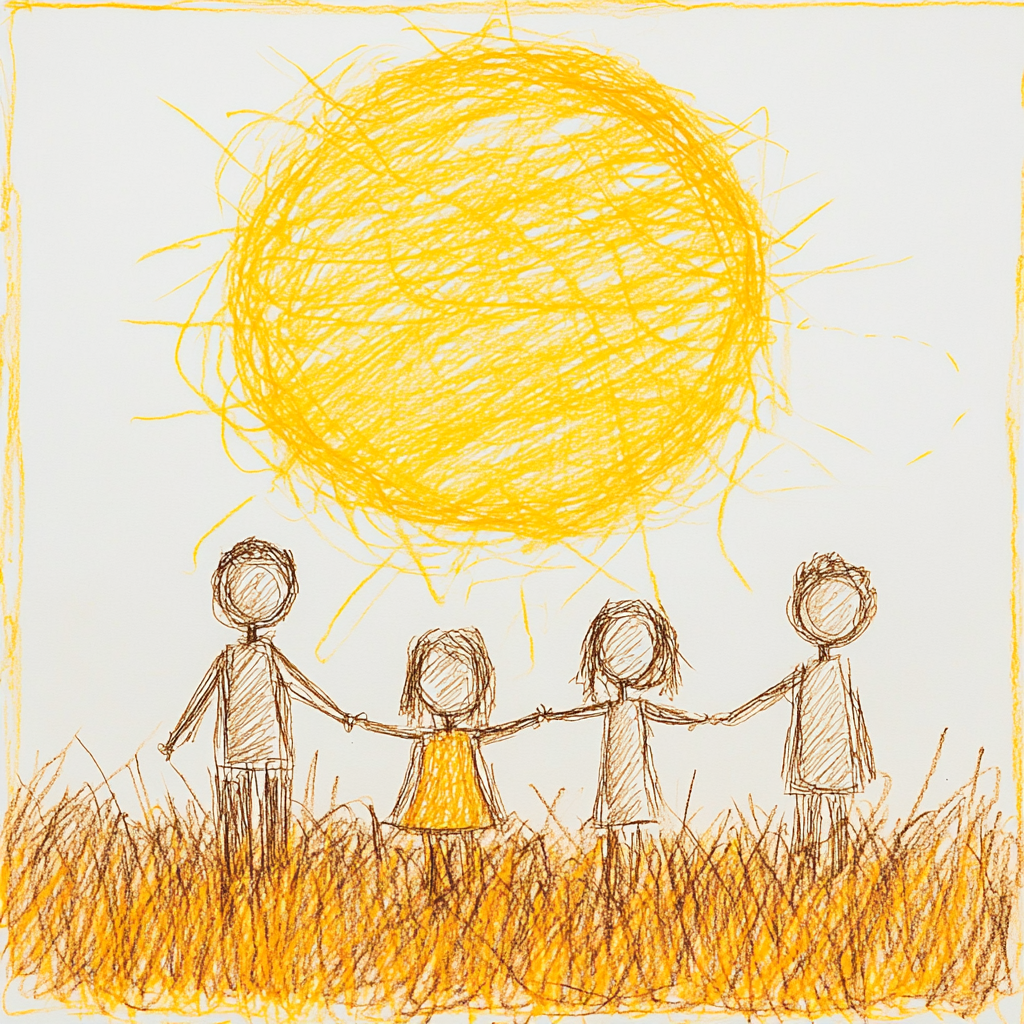 A child's drawing | Source: Midjourney